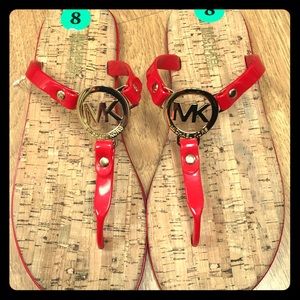 Michael Kors Sandals Flip Flops size 8